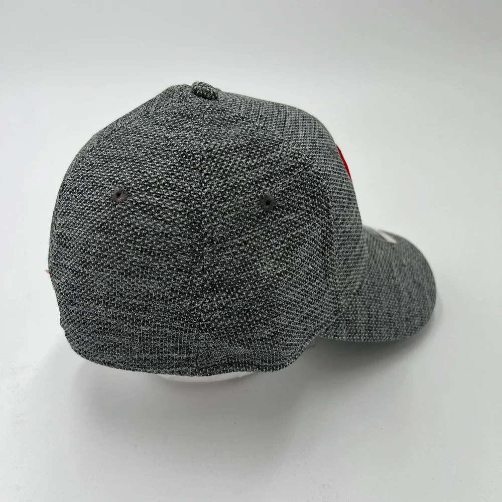 Adidas NC State Wolfpack Climalite Baseball‎ Cap Size S M Gray Red Embroidered
